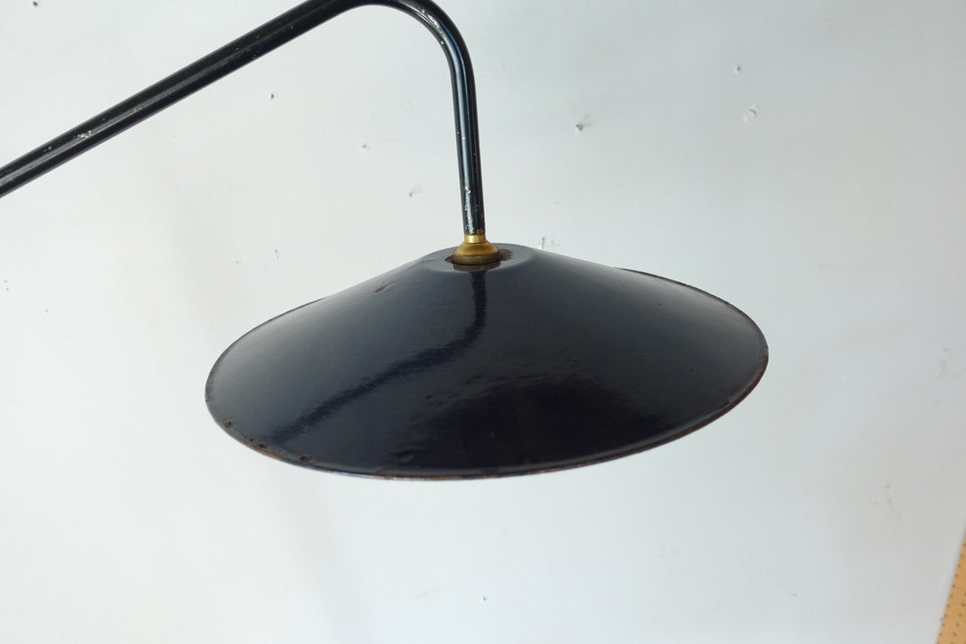 Vintage Enamel Shade Stand Light 202502235