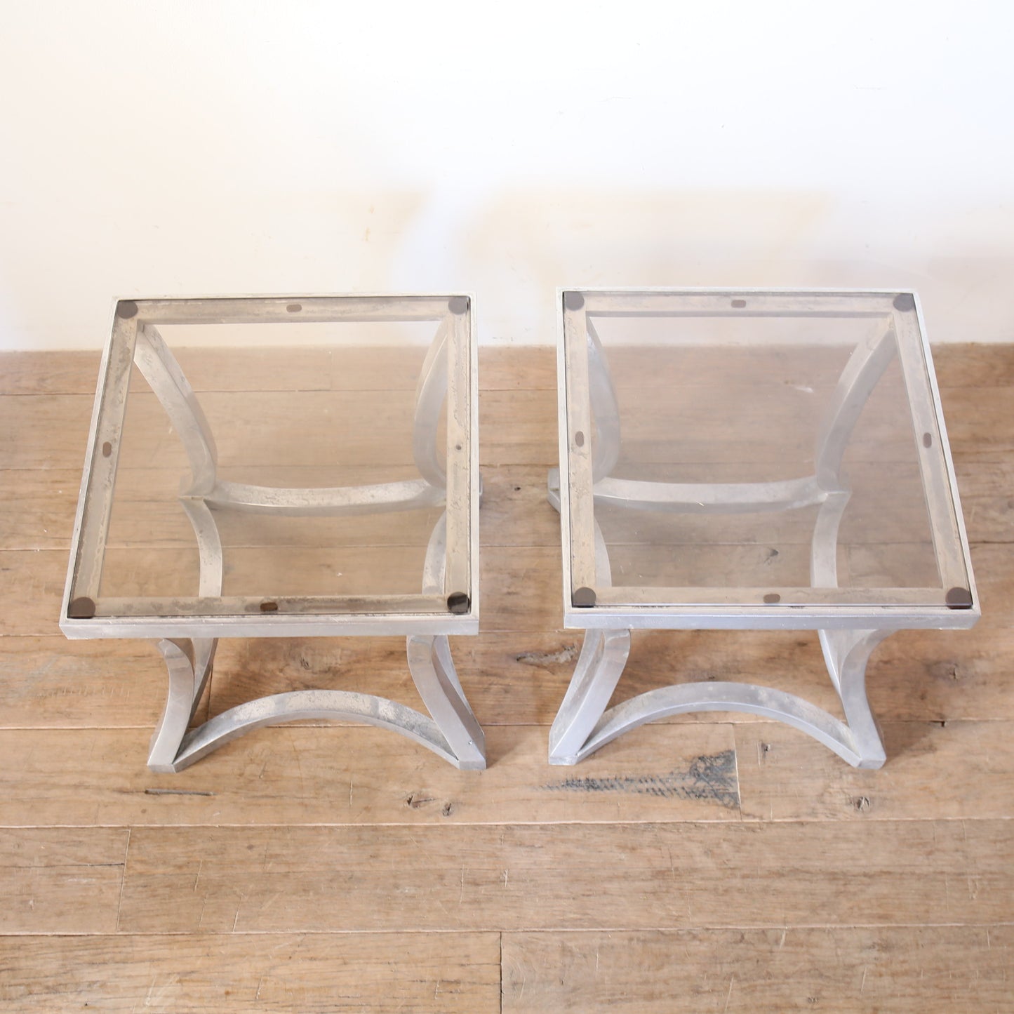 ヴィンテージガラスサイドテーブル 202603076